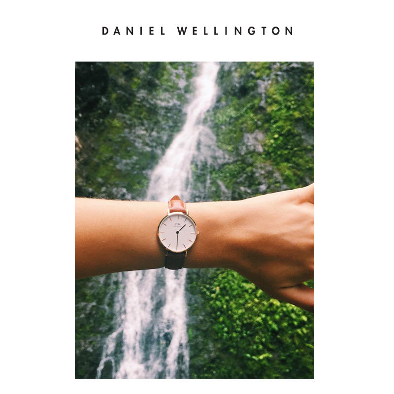 danielwellington正品女dw皮表带 DanielWellington海外欧美腕表