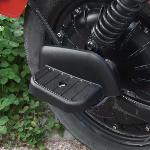 改装电动车后脚蹬脚踏板电瓶车后轮脚踩板搁脚自行车后座脚蹬通用 - 图1