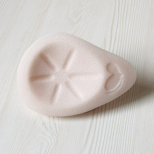 康美奈丽微孔义乳术后专用假胸文胸轻质透气乳腺硅胶假乳胸垫薄款 - 图0