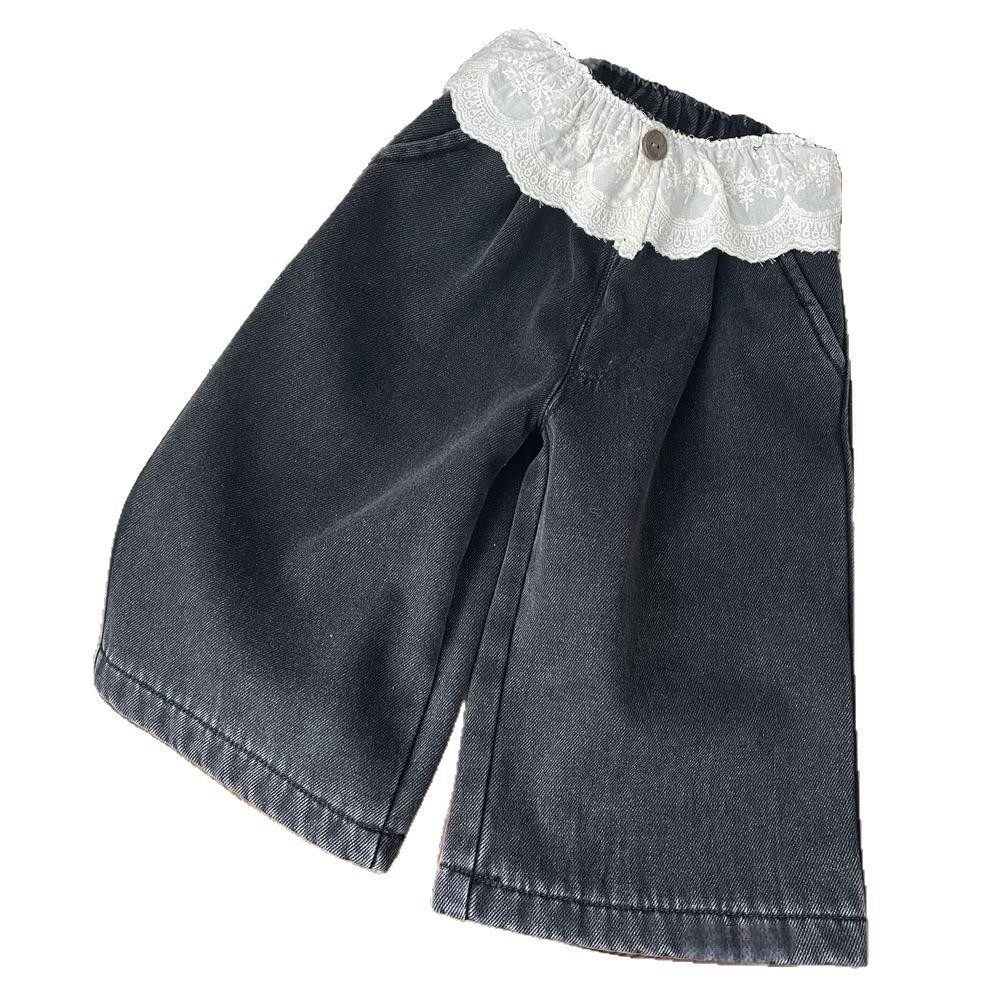 女童加绒牛仔裤2025冬季新款儿童加绒加厚直筒阔腿裤宝宝洋气裤子,淘宝优惠券,粉丝福利购,淘宝优惠卷