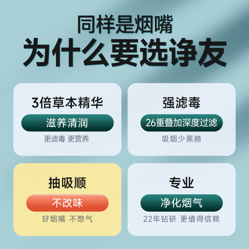 joyo烟嘴过滤器正品粗中细支三用一次性过滤嘴器焦油吸烟高级男士-图0