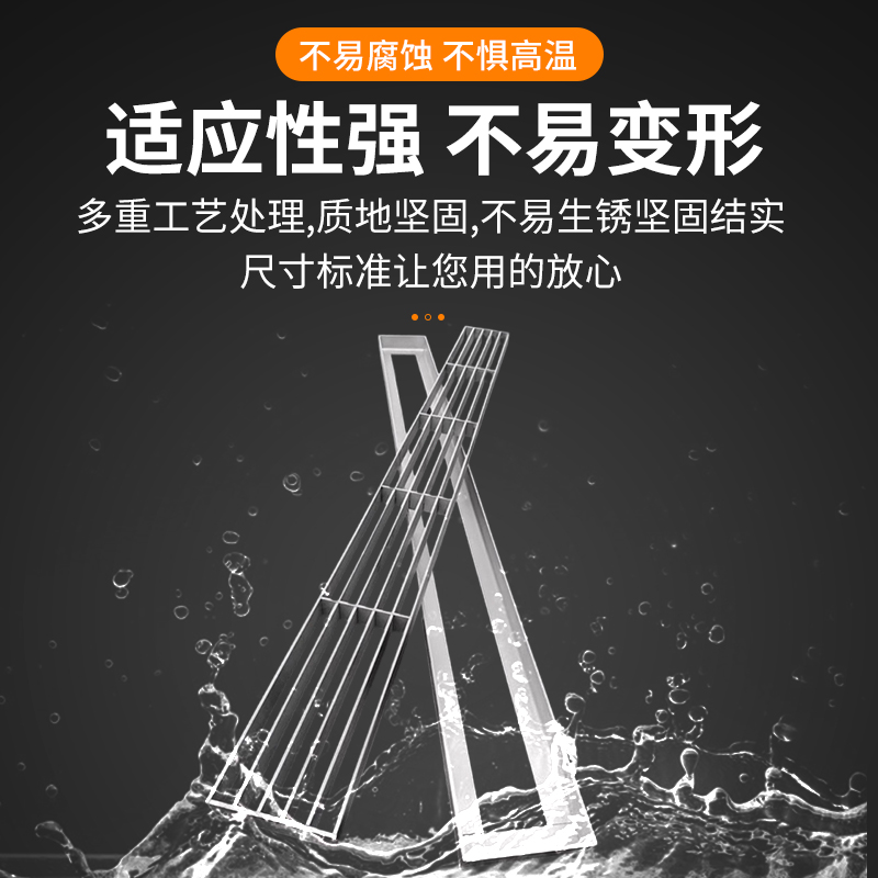 304不锈钢条形格栅地沟下水道排水沟盖板雨篦子庭院市政园林定制 - 图2