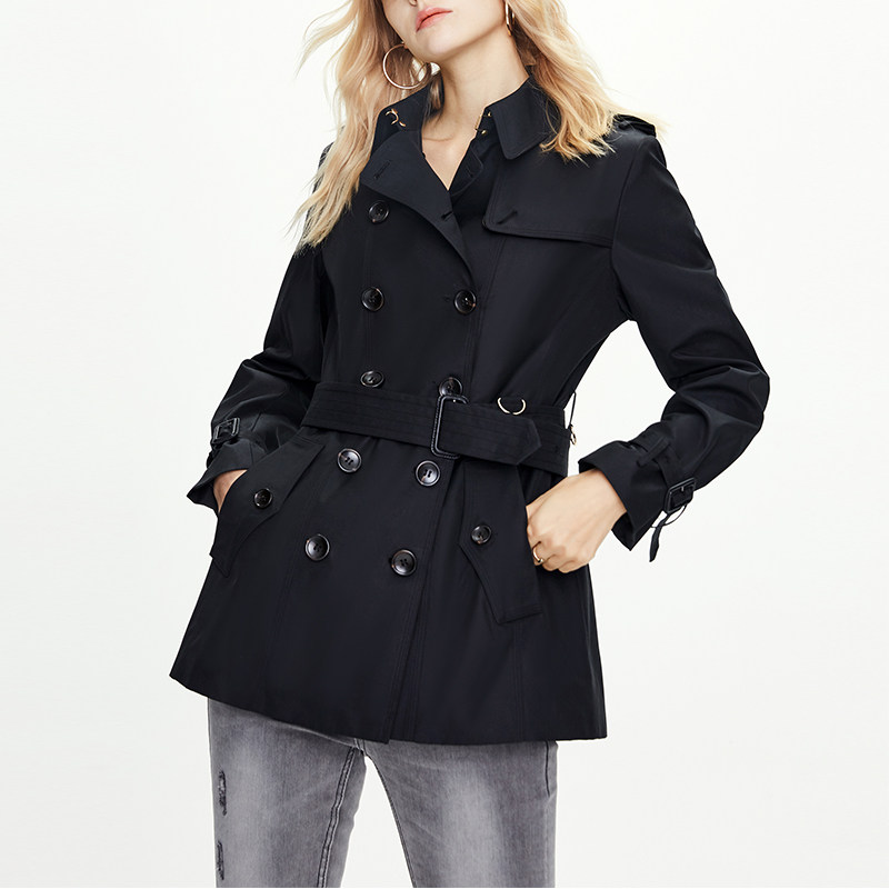 小个子短款2020新款秋冬大气风衣 onlyangel风衣