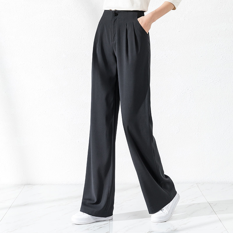 高腰垂感2020年新款拖地宽松阔腿裤 onlyangel休闲裤