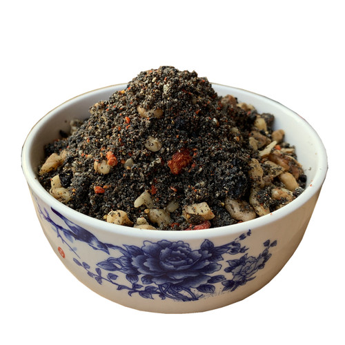 【夏季冷藏】现磨黑芝麻核桃枸杞桑葚黑豆红枣干吃嚼嚼粉营养早餐 - 图3