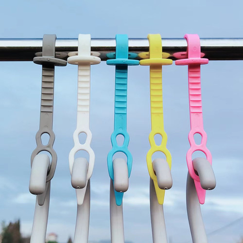 晾衣绳防风扣防风衣架卡扣室外钢丝绳子晒衣服防吹落防滑固定神器 - 图1