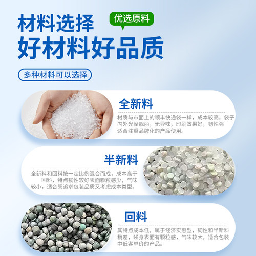 全新料加厚白色快递袋电商淘宝服装打包袋批发特厚防水包装袋子 - 图1