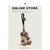 Креативная сумка, школьный рюкзак, аксессуар на рюкзак, кукла для школьников, брелок, креативный подарок, с медвежатами