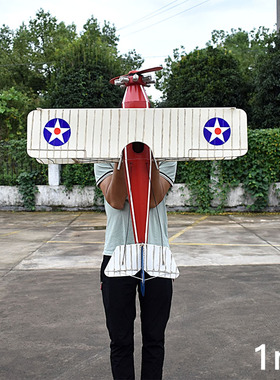 欧式风复古铁艺仿真飞机模型摆件