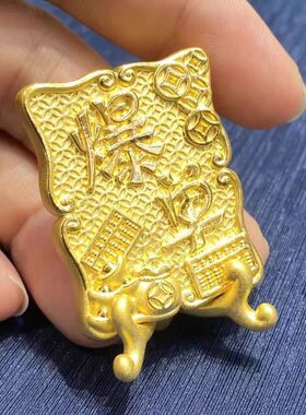 发财暴富桌面摆件天天保单桌面财神摆件办公桌面招财桌摆