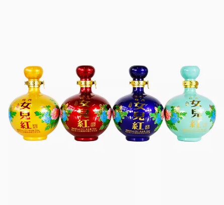 绍兴黄酒高档礼盒女儿红黄酒童年窖藏750ml*4瓶半甜型糯米花雕酒 - 图2