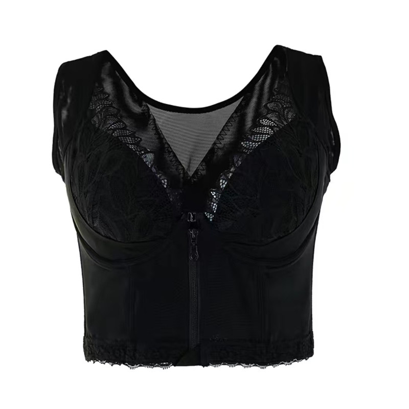 美容院背背夹拉链文胸矫正收副乳防下垂聚拢胸罩薄杯调整型内衣女,淘宝优惠券,粉丝福利购,淘宝优惠卷