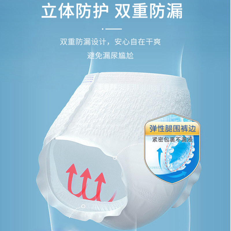 周大人成人纸尿裤老人用拉拉裤加厚夜用大吸量老年人尿不湿内裤式,淘宝优惠券,粉丝福利购,淘宝优惠卷