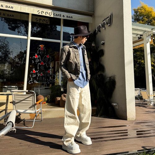 【帽子先森】瓦亮白色牛皮鞋男厚底真皮松糕鞋大头米奇德皮鞋潮鞋 - 图2