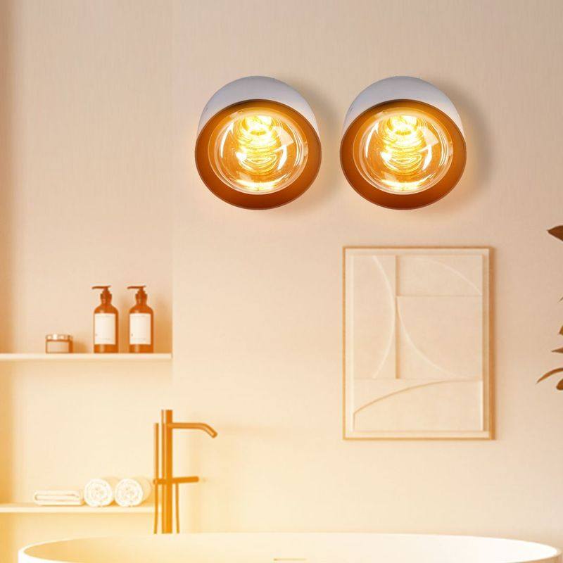 浴霸灯暖壁挂式360度调节卫生间单灯取暖灯泡浴室家用防水防爆,淘宝优惠券,粉丝福利购,淘宝优惠卷