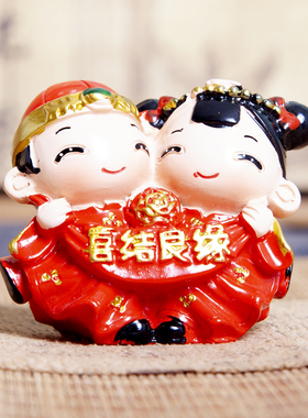 结婚喜庆新人物婚庆摆件