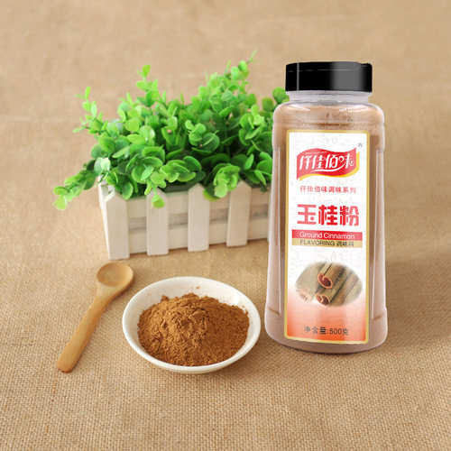 仟佳佰味肉桂粉500g 桂皮粉玉桂粉 咖啡西餐调味料 烘焙腌料炒菜 - 图1