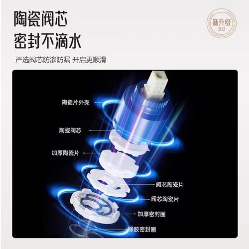 箭牌厨房水槽水龙头冷热防溅可伸缩抽拉式全铜洗菜盆家用单冷龙头 - 图2