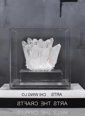 镁透明亚克力展厅水晶矿石