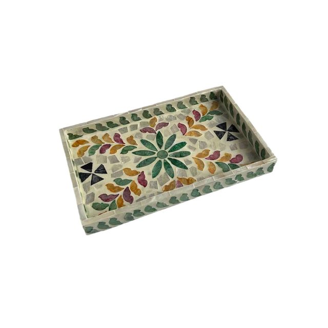 Natural shell tray light luxury fruit tray tea tray storage tray