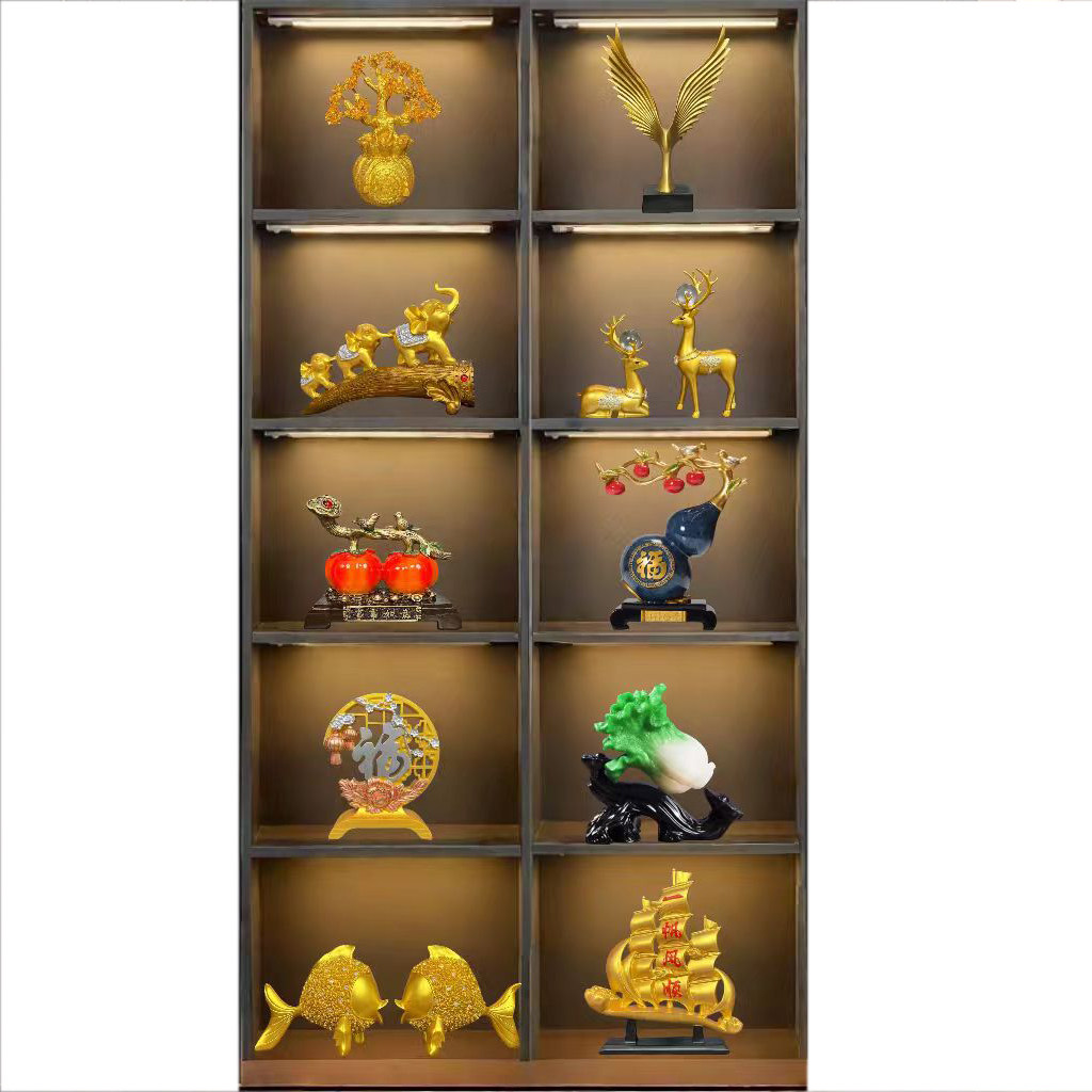高档酒柜摆件客厅电视展示柜新中式装饰大气上档次乔迁新居摆设品,淘宝优惠券,粉丝福利购,淘宝优惠卷