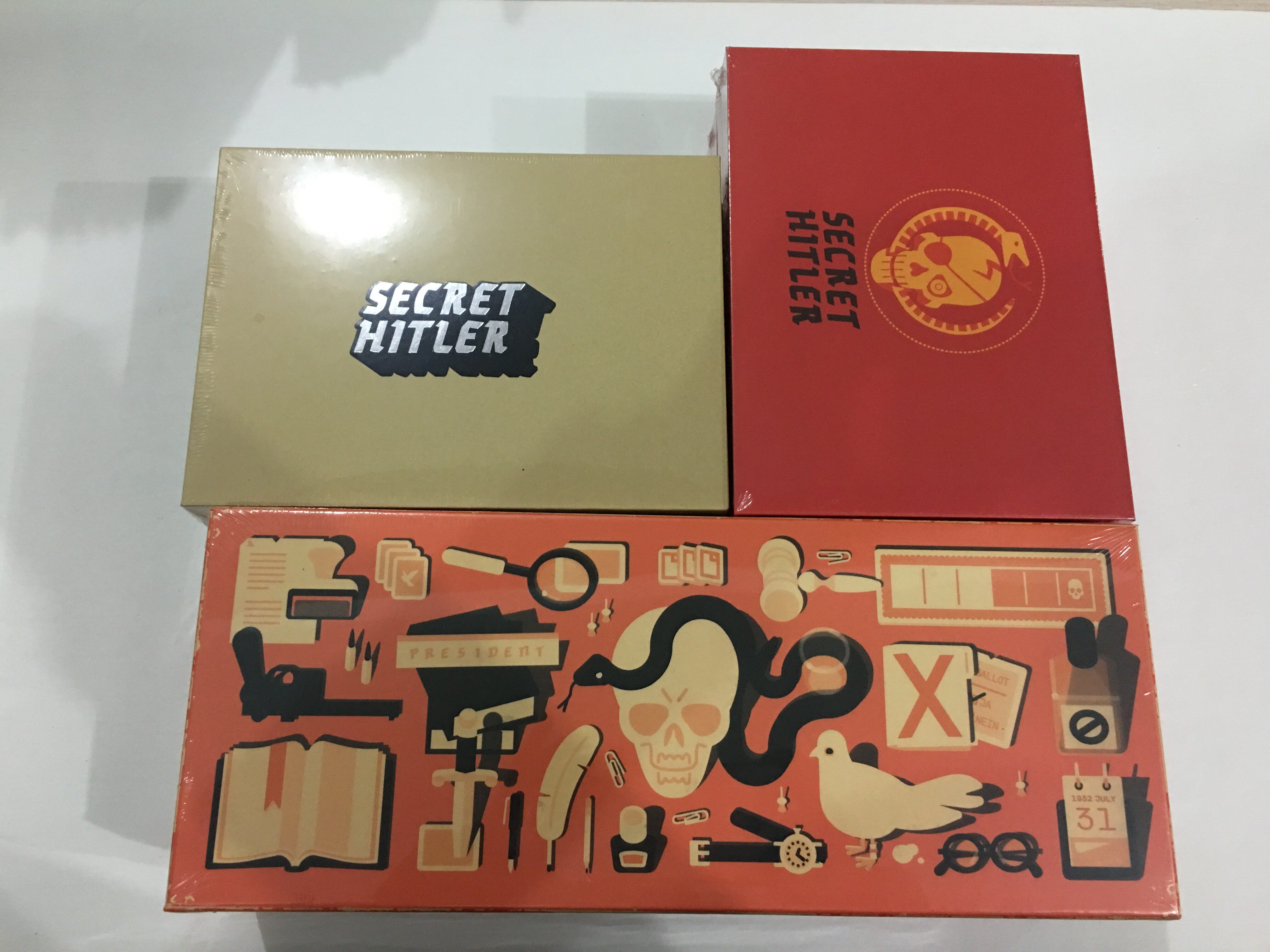 包邮secret Hitler英文希特勒聚会桌游卡牌secret反人类推理游戏