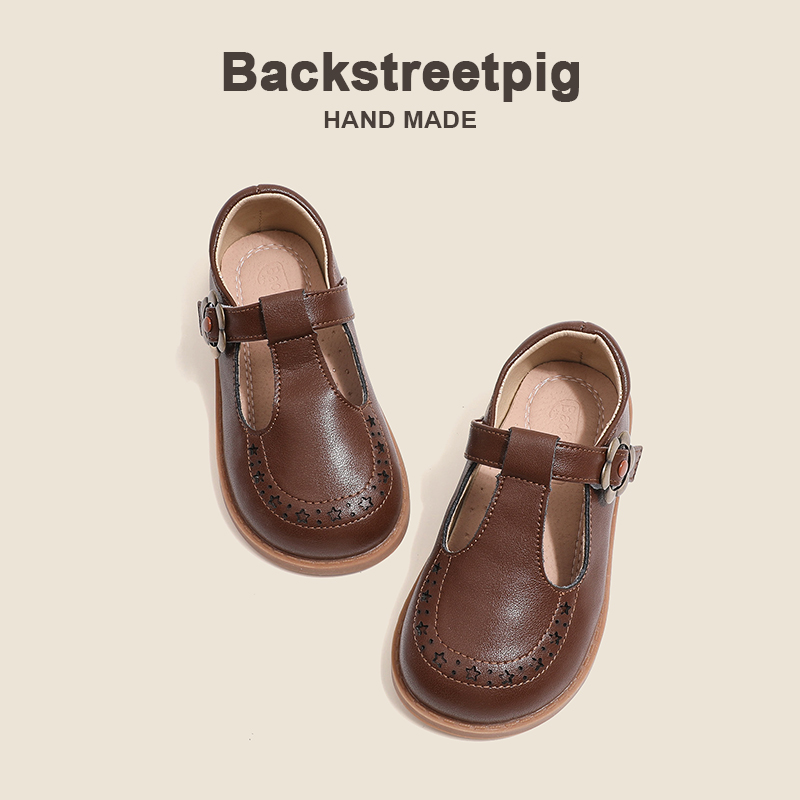 女童鞋子2025春秋款儿童皮鞋巴洛克软底公主鞋真皮洋气中小女孩鞋 - 图2