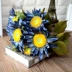 Hoa hướng dương nhân tạo bình hoa châu Âu trang trí hoa nhân tạo Phòng ngủ phòng khách giả hoa trang trí hoa trang trí bó hoa - Trang trí nội thất