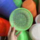 Super miniature rice basket cooked rubber leaking basket for household use