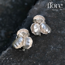 FloreMure moonlight shells original small crowddesigner earrings clear and cold advanced minimalist naturalism