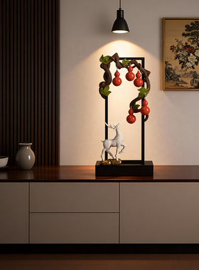 旺福临门家居客厅电视柜桌面装饰品酒柜福禄乔迁礼物玄关高档摆件