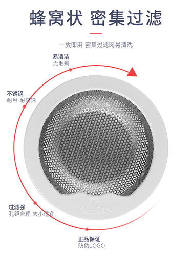 潜水艇厨房水槽下水器过滤网菜盆洗碗池排水管剩饭菜不锈钢提篮笼 - 图3