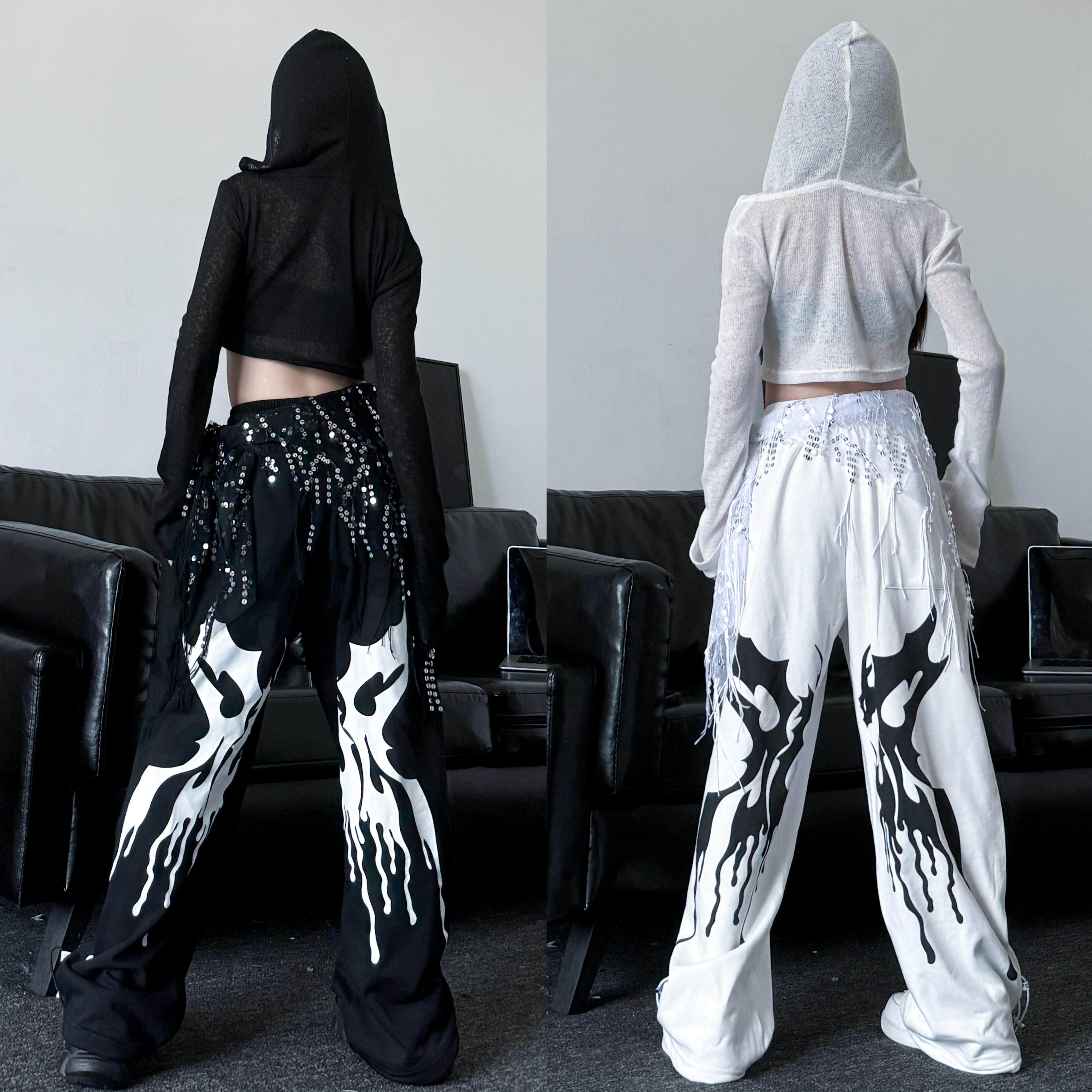 潮酷女童露脐连帽罩衣宽松束脚纯棉卫裤套装少儿爵士舞女团演出服,淘宝优惠券,粉丝福利购,淘宝优惠卷