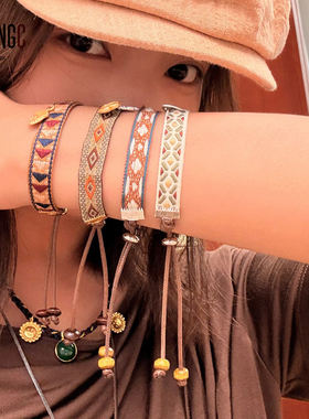 SWAHILL 斯瓦山丘 【圆片 果实 斑马织带手绳】YOUNGC买手店