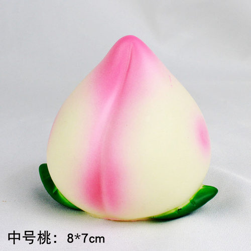 寿桃蛋糕装饰摆件祝寿桃子老人过寿生日寿公寿婆仿真塑料金桃竹子 - 图2