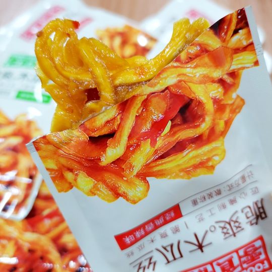 零食悦色香辣木瓜丝条凉拌即食下饭脆咸菜散装500g袋装酱菜小零食