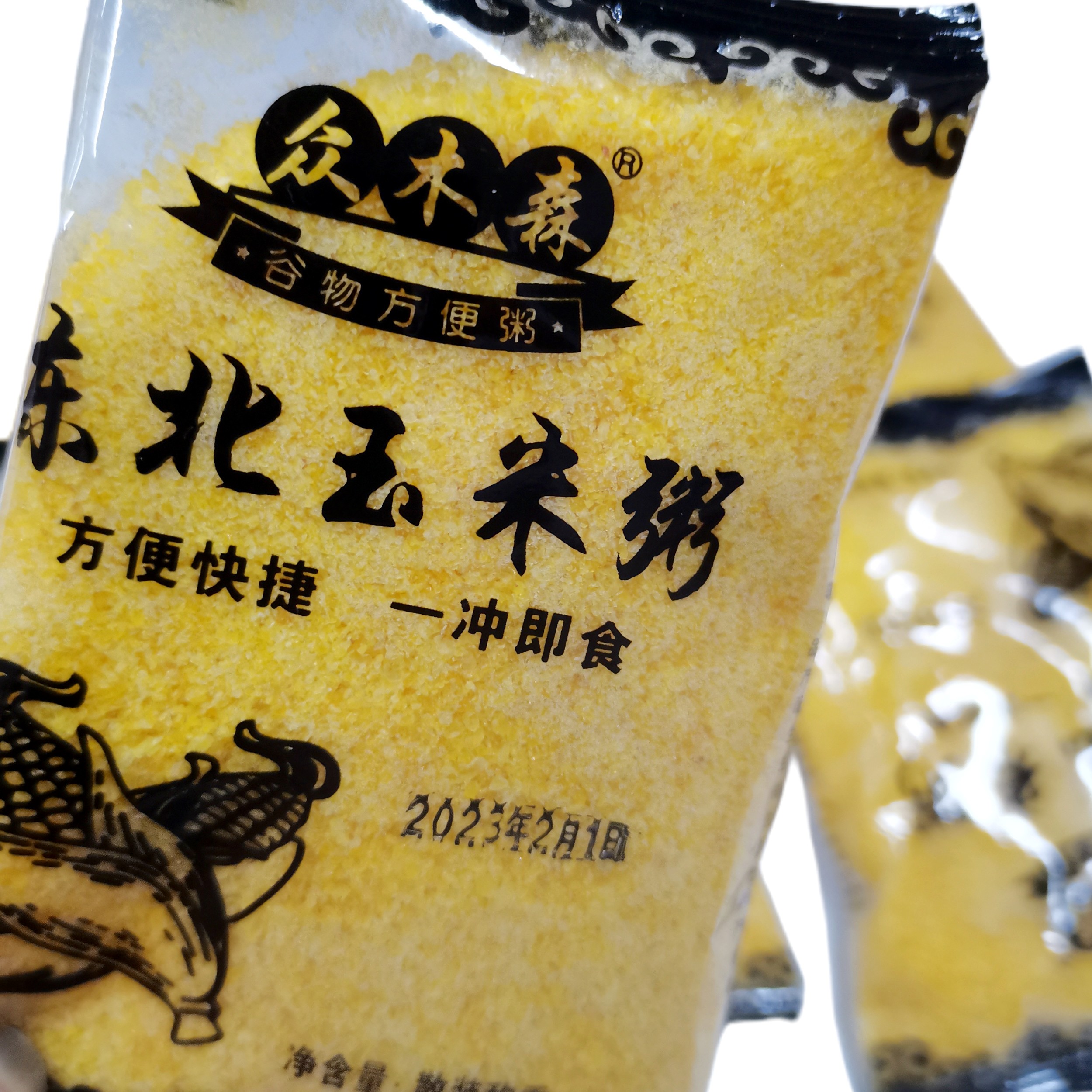 众木森东北玉米粥散装称量500g独立小包装热水冲泡即食粗粮代早餐 - 图1