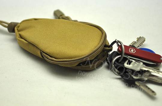 Multifunctional canvas waterproof mobile phone key bag