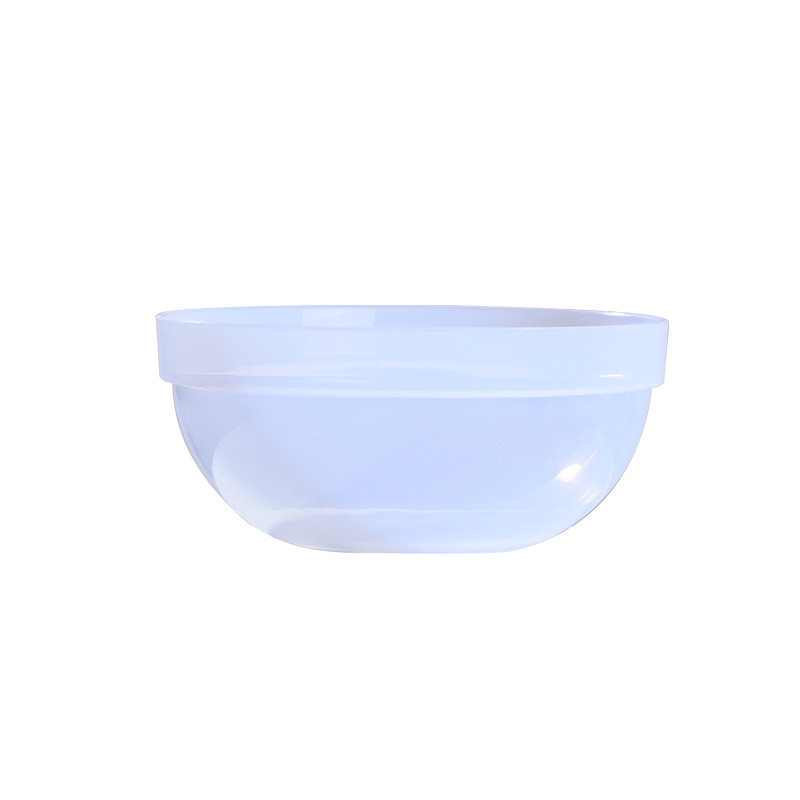 餐饮酒楼茶水碗茶水盅选菜盆加厚耐热耐摔透明塑料碗萨拉碗商用