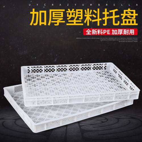 塑料单冻器冷冻盘蝴蝶面海参盘枸杞大枣烘干盘长方形食品级晾晒筐 - 图2
