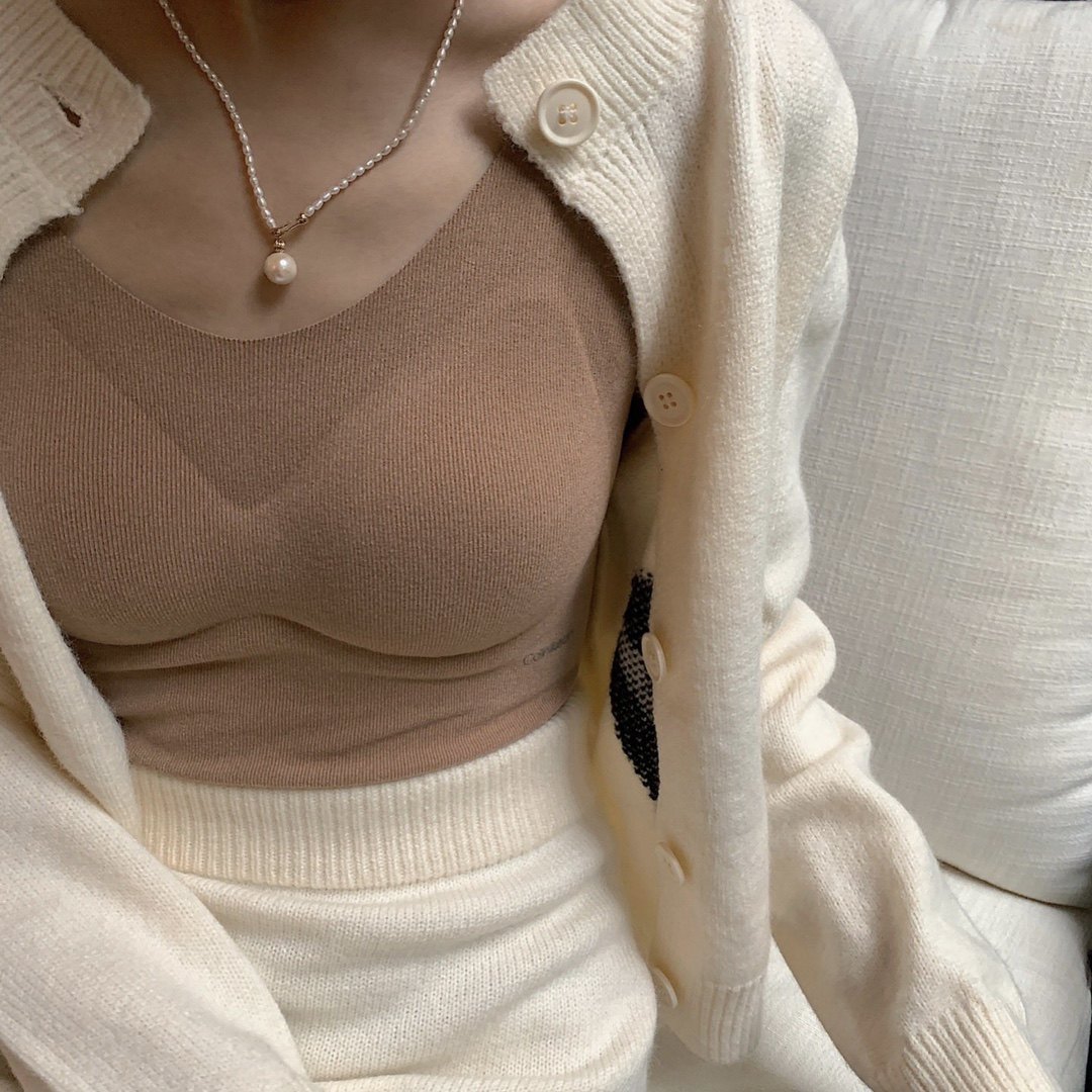 【NYE】秋冬暖绒发热背心带可拆卸胸垫聚拢无痕保暖德绒内衣女,淘宝优惠券,粉丝福利购,淘宝优惠卷