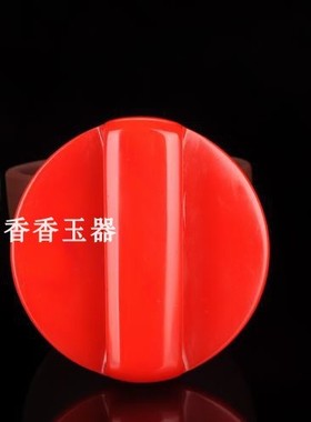 天然新疆和田玉红玉龙头皮带扣男款霸气生肖龙本命年护身腰扣把件