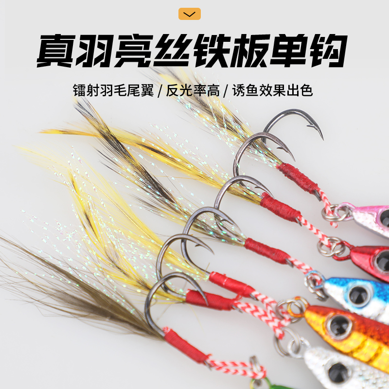 飞马逐浪全水域系列铁板超远投铁板路亚饵翘嘴鲈鱼鳜鱼大鱼必中 - 图2