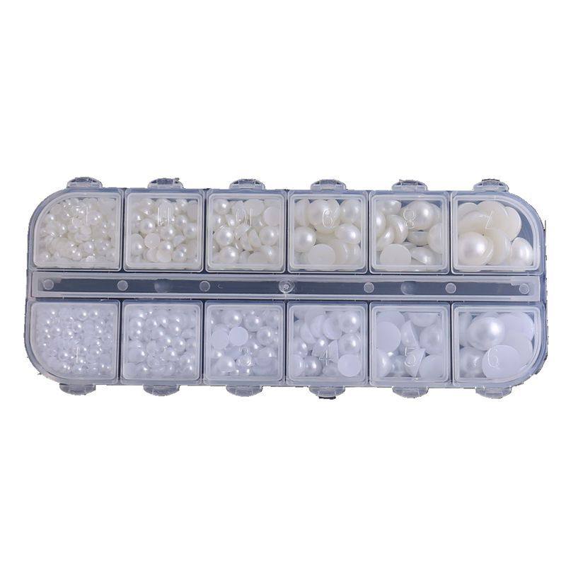 1-10mm混装平底仿珍珠贴片半面diy发夹发饰贴手工美甲服装辅料,淘宝优惠券,粉丝福利购,淘宝优惠卷