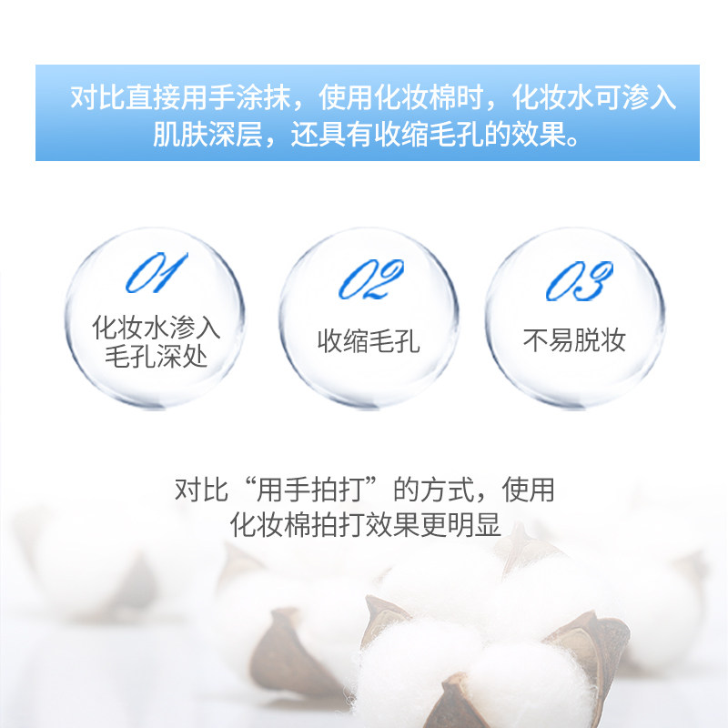 日本尤妮佳省水1 / 2 3盒装化妆棉 丸屋免税店海外化妆/美容工具