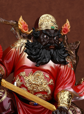 道家钟馗神像钟正南像体真身钟天师树脂佛像家用供奉摆件钟进士像