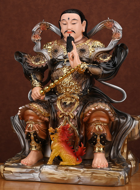 九天应元雷声普化天尊神像雷神雷祖佛像树脂家用供奉像体真身摆件