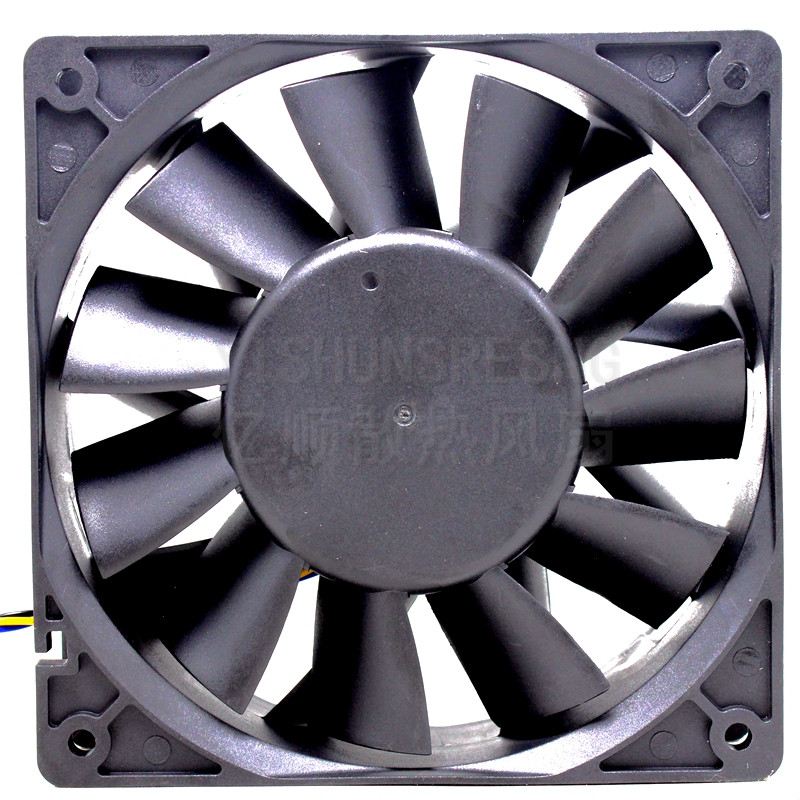 亿顺盛PFC1212DE 2J51K-A00-9E1B 12V 4.8A 12038 暴力大风量风扇 - 图2