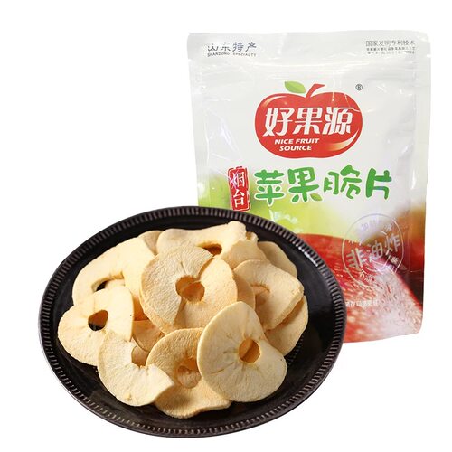 烟台特产 好果源苹果脆片36g*6包礼盒果蔬脆片蜜饯脱水休闲零食 - 图0