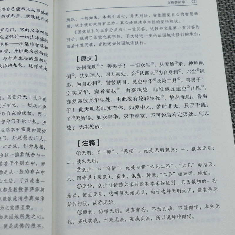 白话圆觉经全注全译文白对照fo教十三经单本简体原文加注释译文大方广圆觉修多罗了义经禅宗禅修念诵集fo经fo学入门fo教文化经典书 - 图3